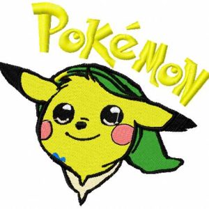 Pokemon Pikachu embroidery design