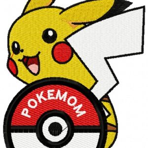 Pikachu 7 embroidery design