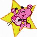 Pink Panther 3 embroidery design