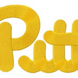 Pittsburgh Panthers logo 2 embroidery design