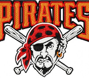 Pittsburgh Pirates Logo embroidery design