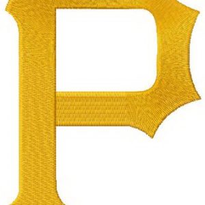 Pittsburgh Pirates primary logo 2014 embroidery design