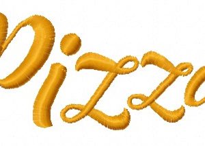 Pizza 2 embroidery design