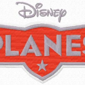 Disney Planes logo embroidery design