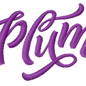 Plum 2 embroidery design