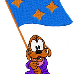 Pluto Victory embroidery design