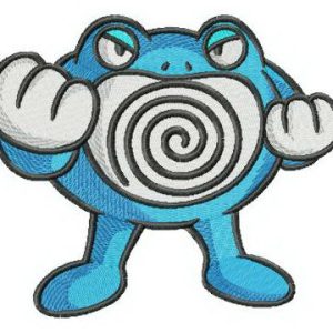 Poliwrath embroidery design