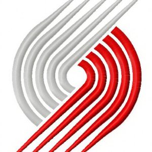 Portland Trail Blazers logo 2 embroidery design