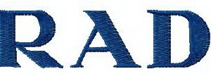 Prada logo embroidery design
