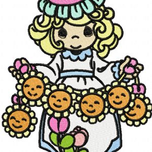 Precious Moments Sun Holiday embroidery design