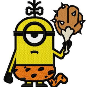 Prehistoric Minion 3 embroidery design