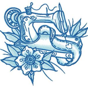 Preparation for Valentine's day embroidery design