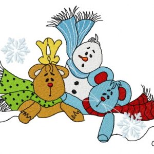 Presents from the North Pole 3 embroidery design
