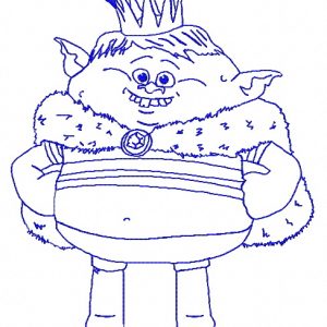 Prince Gristle 2 embroidery design