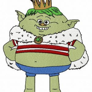 Prince Gristle embroidery design