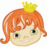 Princess 3 embroidery design