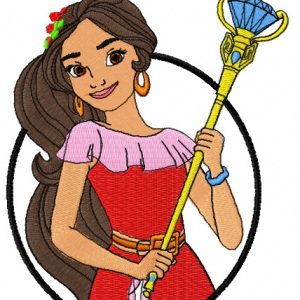 Princess Elena embroidery design