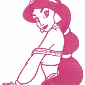 Princess of Agrabah embroidery design
