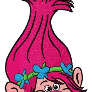 Princess Poppy 8 embroidery design