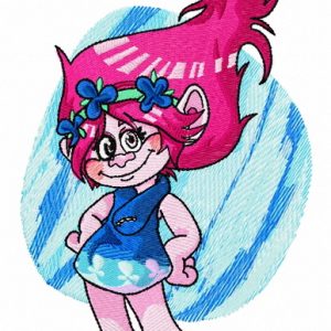 Princess Poppy 9 embroidery design