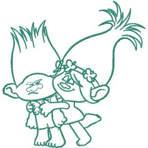 Princess Poppy and Branch 2 embroidery design
