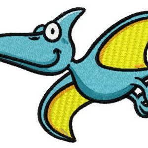 Pterodactyl embroidery design