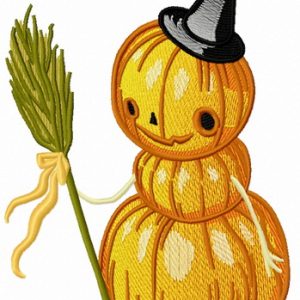 Pumpkin scarecrow 2 embroidery design