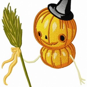 Pumpkin scarecrow 3 embroidery design