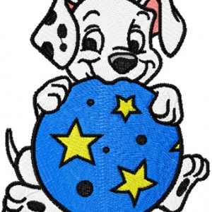 Puppies 4 embroidery design