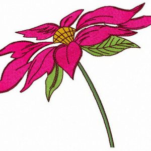 Pyrethrum embroidery design