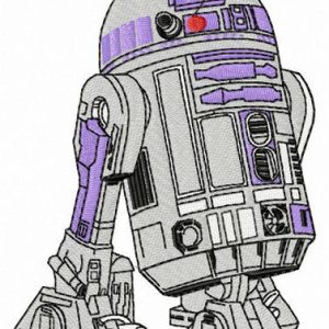 R2-D2 embroidery design
