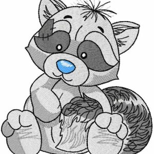 Raccoon 2 embroidery design