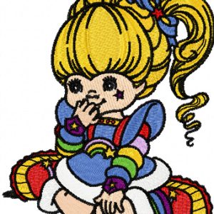 Rainbow Brite Dream embroidery design