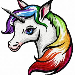 Unicorn Wishes embroidery design