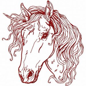 Rainbow unicorn 8 embroidery design
