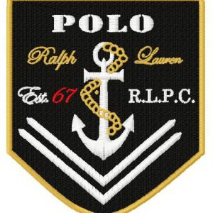 Ralph Lauren polo embroidery design