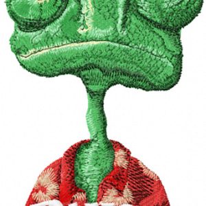Chameleon Rango embroidery design