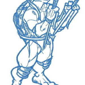 Raphael sketch 2 embroidery design