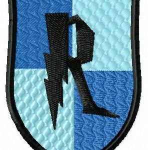 Ravenclaw badge embroidery design