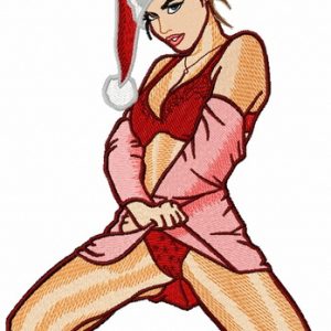Ready for Christmas embroidery design