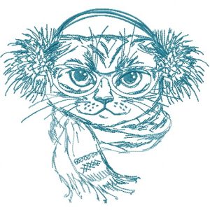 Ready for winter 2 embroidery design