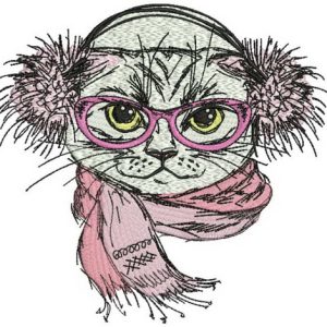 Ready for winter embroidery design