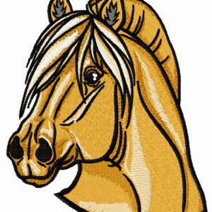 Red horse 4 embroidery design