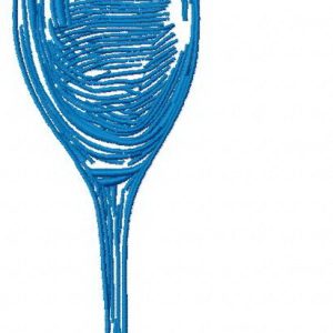 Red wine 4 embroidery design