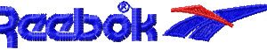 Reebok Logo embroidery design