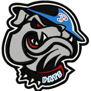 Regina Pats logo embroidery design