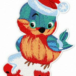 Resting on rowan embroidery design