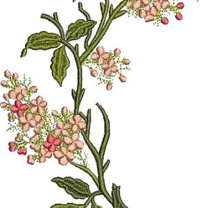 Retro Flowers 49 embroidery design