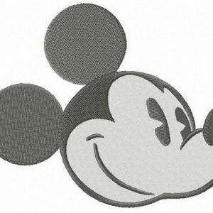 Retro Mickey Mouse embroidery design