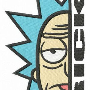Rick embroidery design